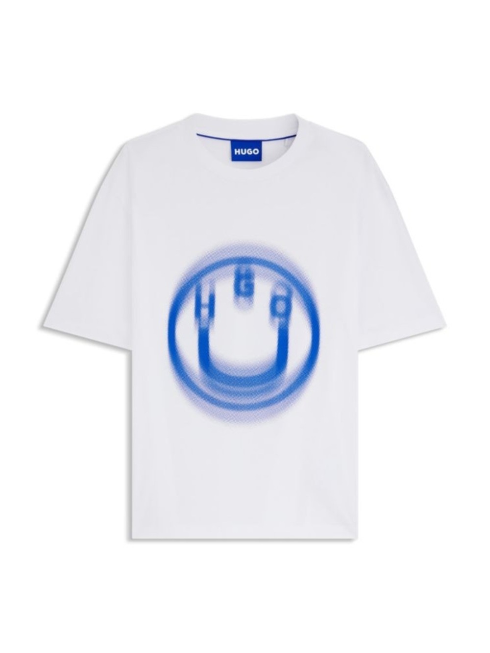 All-gender T-shirt with Blurred Logo Print